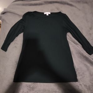 Amour Vert Forest Green Long Sleeve Women's Small